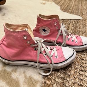 Pink High Top Converse